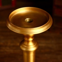 Подсвечник "Герард" алюминий 13х13х33 см Подсвечник "Герард" алюминий 13х13х33 см