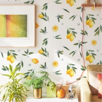 Наклейка пластик интерьерная цветная "Лимоны" набор 2 листа 25х35 см Наклейка пластик интерьерная цветная "Лимоны" набор 2 листа 25х35 см