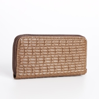 Кошелёк женский на молнии, цвет коричневый Кошелёк женский на молнии, цвет коричневый