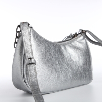 Сумка женская кросс-боди, на молнии, цвет серебряный Сумка женская кросс-боди, на молнии, цвет серебряный