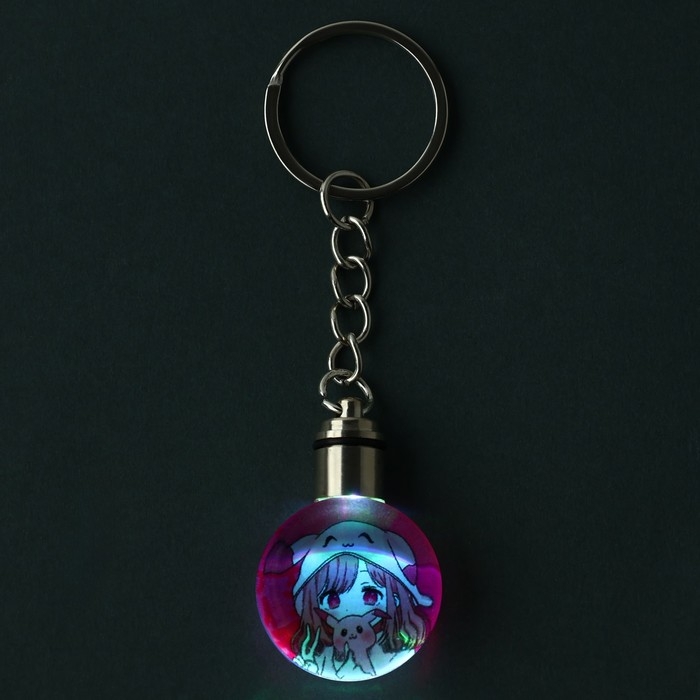 Брелок для ключей с фонариком &laquo;Аниме&raquo;, 4 х 2 см