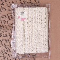 Кружево вязаное, 20 мм &times; 10 &plusmn; 1 м, цвет бежевый