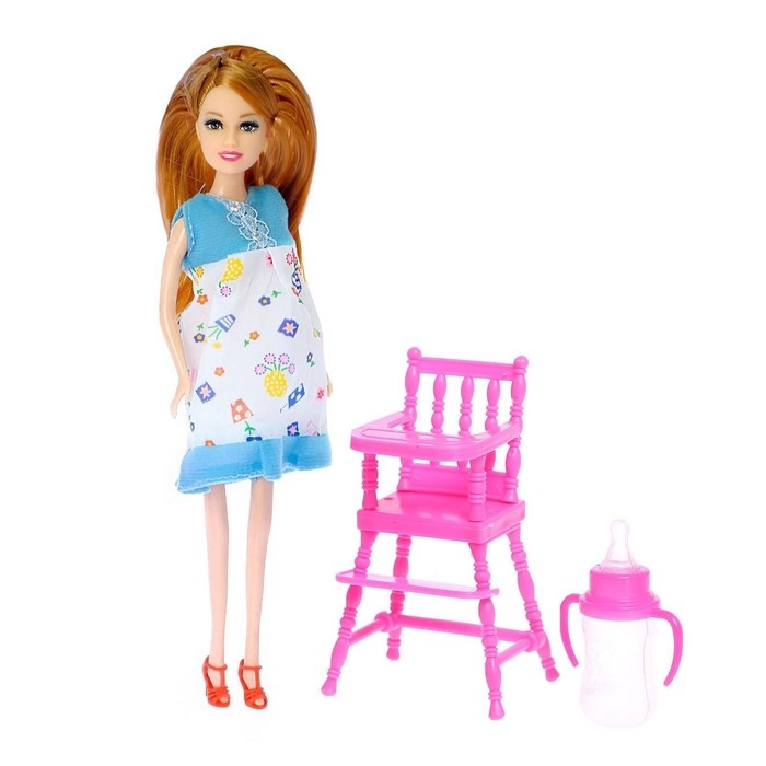 Кукла-модель &laquo;Наташа&raquo; беременная, с аксессуарами, МИКС