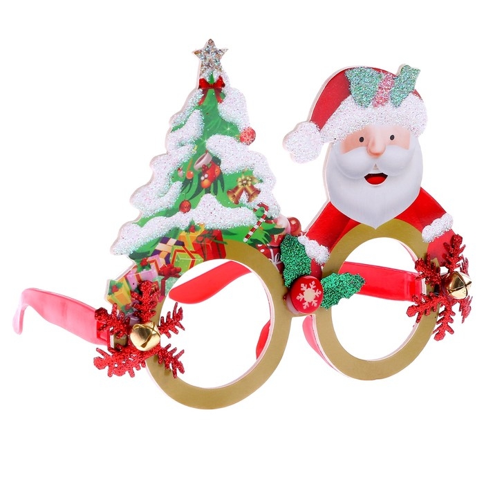 Карнавальные очки &laquo;Новый год&raquo;, виды МИКС