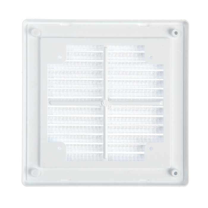 Решетка вентиляционная Решетка вентиляционная "КосмоВент" ЛР1515, 150 х 150 мм, с сеткой, разъемная