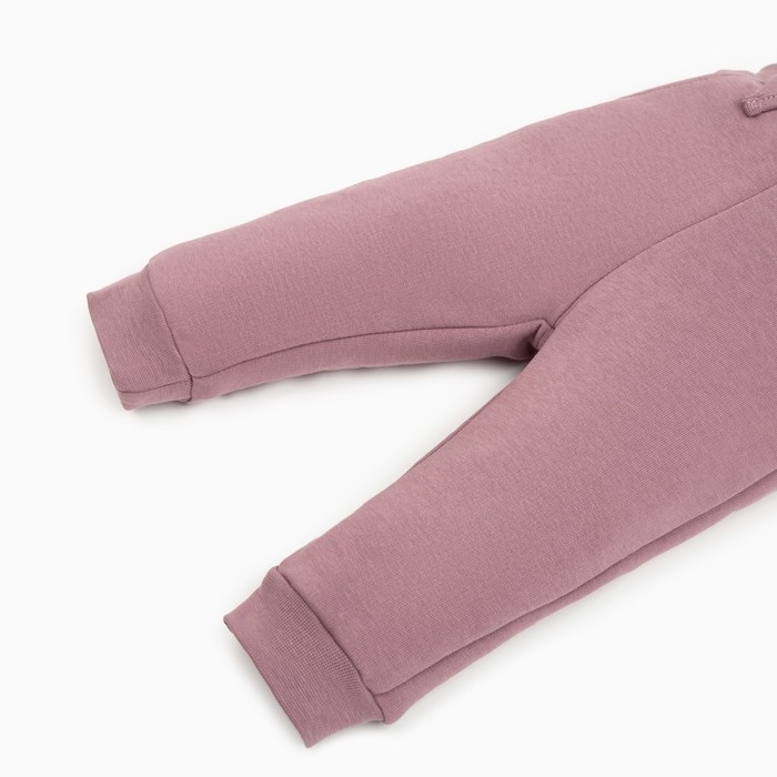 Костюм: толстовка и брюки Крошка Я Flower, рост 74-80 см, сиреневый Костюм: толстовка и брюки Крошка Я Flower, рост 74-80 см, сиреневый