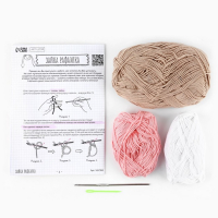 Набор для вязания. Амигуруми: мягкая игрушка своими руками &laquo;Зайка Рафаэлка&raquo;, 26 см