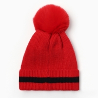 Шапка детская MINAKU, цв.красный, р-р 48-50
