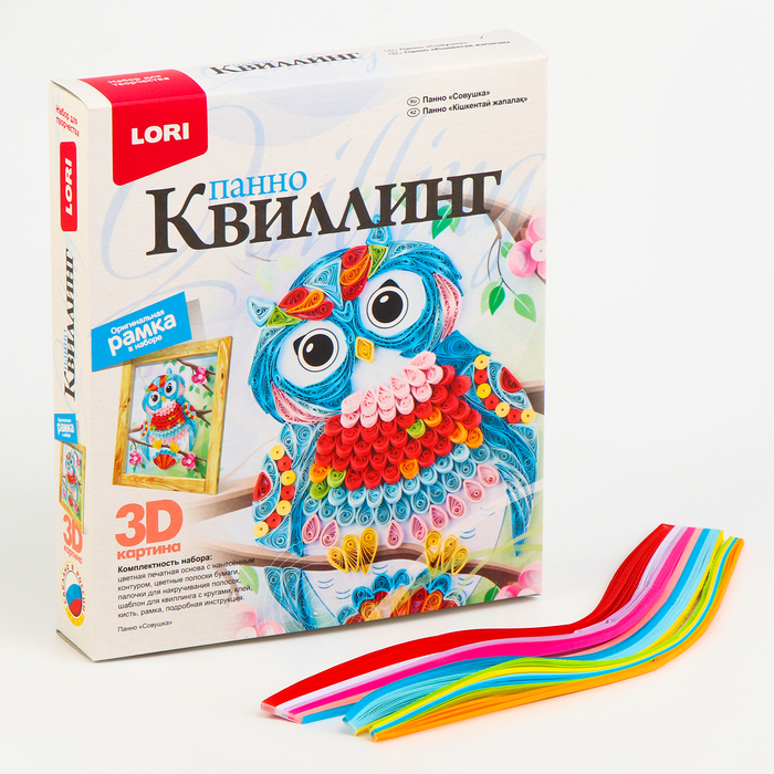 Квиллинг-панно &laquo;Совушка&raquo;