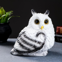 Копилка "Совушка малая" белая, 16х18см Копилка "Совушка малая" белая, 16х18см