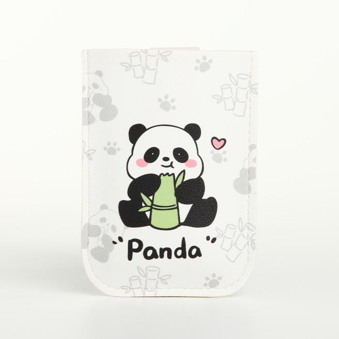 Картхолдер на кнопке, цвет белый