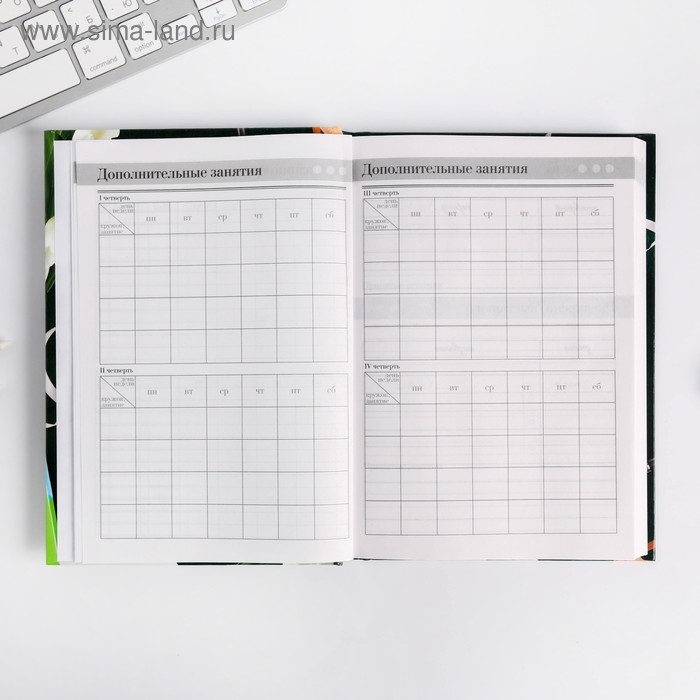 Ежедневник учителя &laquo;Лучшему Учителю&raquo;, формат А5, твёрдая обложка картон 7БЦ, 160 листов