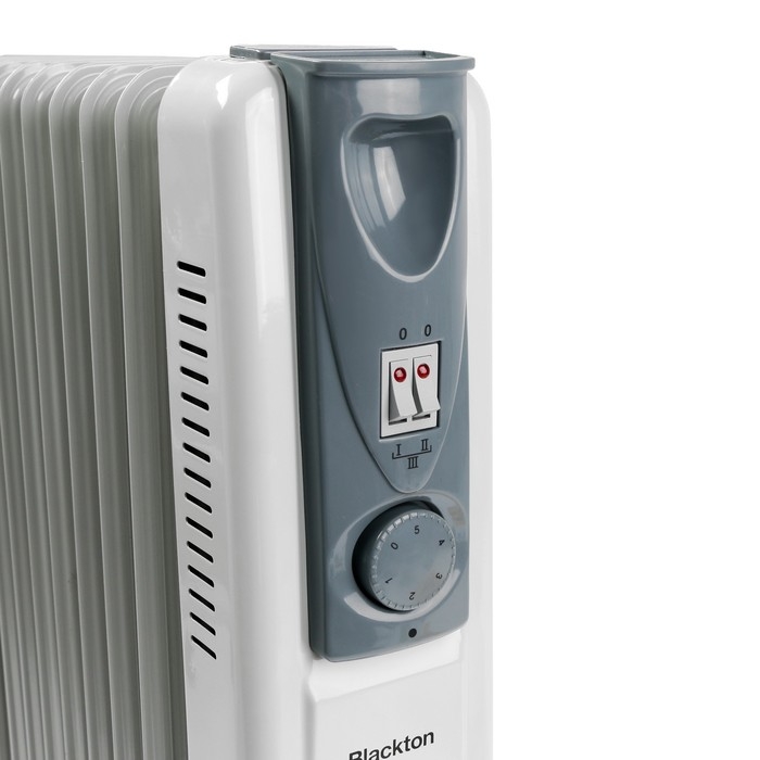 Обогреватель Blackton Bt OH2111, масляный, напольный, 2000 Вт, 20 м&sup2;, 7 секций, белый