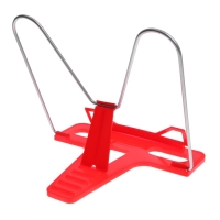 Подставка для книг "Отличный выбор", с пластиковым упором, эконом, красная Подставка для книг "Отличный выбор", с пластиковым упором, эконом, красная