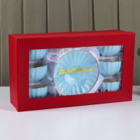 Сервиз фарфоровый чайный Доляна &laquo;Вивьен&raquo;, 12 предметов: 6 чашек 200 мл, 6 блюдец d=15 см, цвет голубой