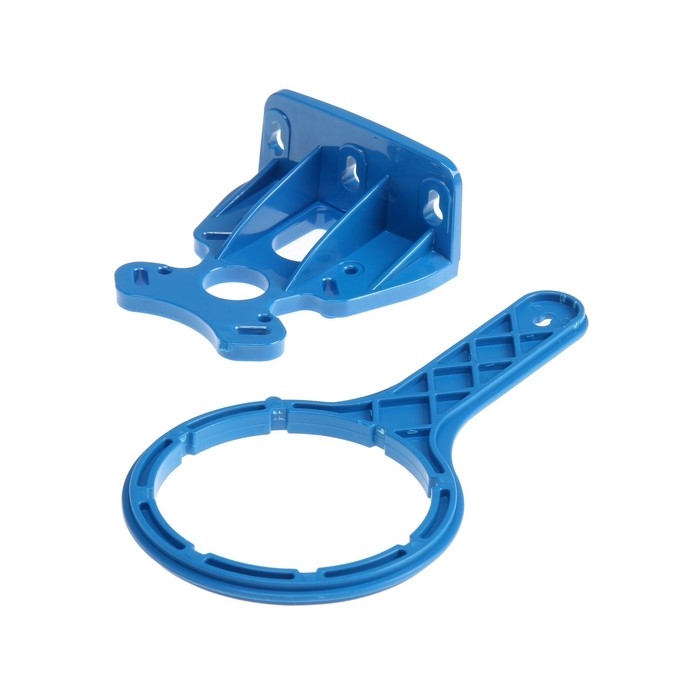 Корпус для фильтра Корпус для фильтра "Аквабрайт" АБФ-10-34, 3/4", для холодной воды, ключ и крепеж, прозрачный