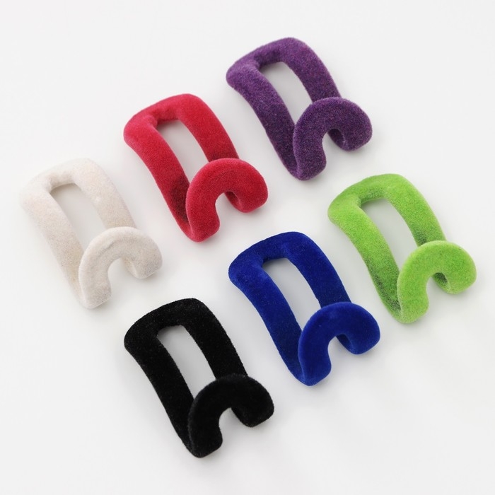 Крючки для вешалок, набор 10 шт, 5&times;3&times;3,4 см, цвет МИКС