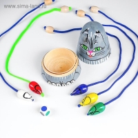 Настольная игра детская &laquo;Кошки-мышки&raquo;, серый кот