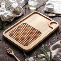 Доска сервировочная Доляна, 35&times;23&times;1,8 см, пропитка маслом, берёза