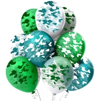 Шар латексный 12" «Камуфляж», 5-сторонний, набор 5 шт. Шар латексный 12" «Камуфляж», 5-сторонний, набор 5 шт.