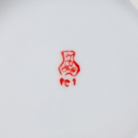 Тарелка фарфоровая &laquo;Ромашка&raquo;, d=17 см, цвет белый