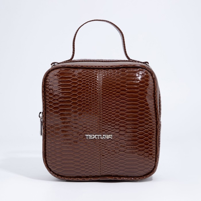 Сумка женская через плечо TEXTURA, маленький размер, цвет коричневый Сумка женская через плечо TEXTURA, маленький размер, цвет коричневый