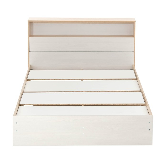 Кровать Бася-1 1400х2000 дуб сонома/ясень анкор светлый Кровать Бася-1 1400х2000 дуб сонома/ясень анкор светлый