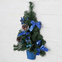 Ёлка декор настенная "сюрприз" 45 см d ниж яруса 25 см, синий Ёлка декор настенная "сюрприз" 45 см d ниж яруса 25 см, синий