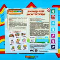 Рамка-вкладыш М. Монтессори &laquo;Паутинка 2&raquo; МИКС