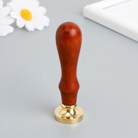 Печать для сургуча с деревянной ручкой "Черепаха в кораллах" 9х2,5х2,5 см Печать для сургуча с деревянной ручкой "Черепаха в кораллах" 9х2,5х2,5 см