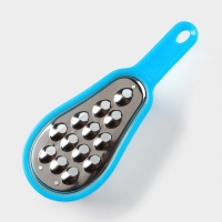 Тёрка с контейнером для детского питания Доляна &laquo;Груша&raquo;, 16 см, крупная, цвет МИКС