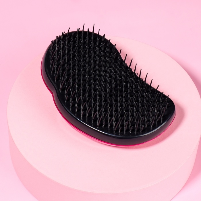 Расчёска массажная, 7,5 &times; 12,5 см, PVC коробка, цвет МИКС