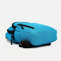 Сумка-слинг из текстиля, &laquo;ЗФТС&raquo;, цвет морской волны