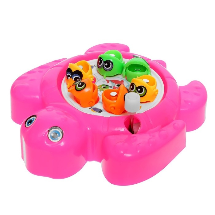 Рыбалка заводная &laquo;Черепашка&raquo;, 6 рыбок, 1 удочка, МИКС