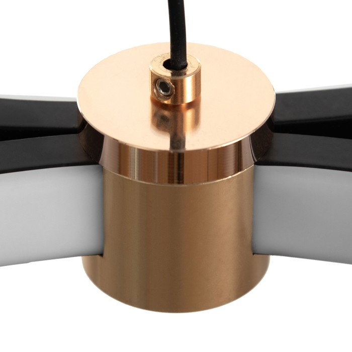 Светильник "Ланас" LED 150Вт чёрно-золотой 86х70х3,3 см BayerLux