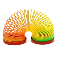 Новый год! Пружинка радуга &laquo;Веселая змея&raquo;, цвета МИКС, d.-5см, новогодний подарок