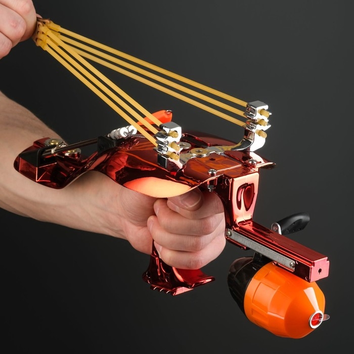 Рогатка рыболовная, 3 жгута, 2 стрелы в комплекте