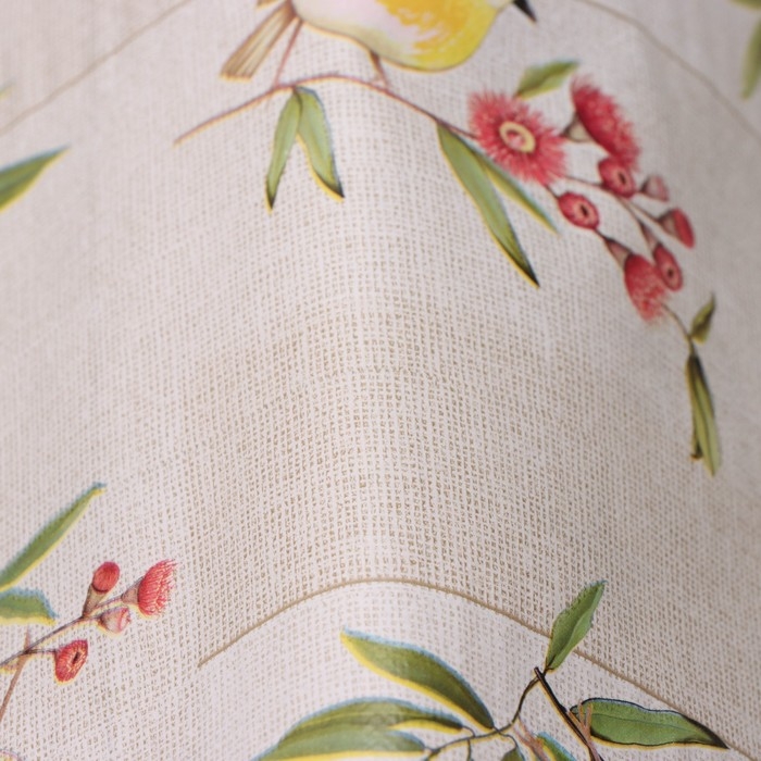 Клеёнка на стол Доляна &laquo;Птички&raquo;, на нетканой основе, ширина 137 см, толщина 0,2 мм, рулон 20 м