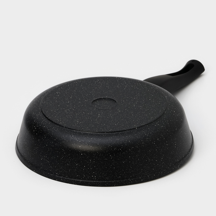 Сковорода Доляна &laquo;Элит&raquo;, d=26 см, съёмная ручка, стеклянная крышка, антипригарное покрытие