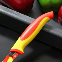 Нож кухонный с антиналипающим покрытием Доляна &laquo;Фрукты&raquo;, лезвие 8 см