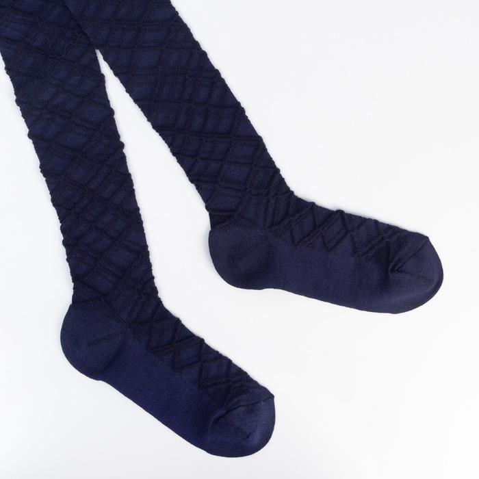 Колготки детские ажурные, цвет тёмно-синий, рост 134-140 см Колготки детские ажурные, цвет тёмно-синий, рост 134-140 см