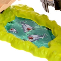 Автотрек «Дино-трек», с запуском, звуковые эффекты Автотрек «Дино-трек», с запуском, звуковые эффекты