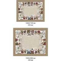 Скатерть новогодняя Этель "Winter holidays"150х220см +/-3см с ГМВО, хл100%