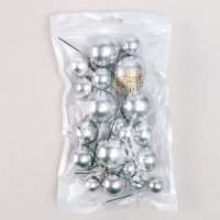 Набор для украшения «Бусины», цвет серебро Набор для украшения «Бусины», цвет серебро