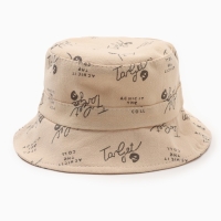 Панама детская "Надписи" MINAKU, цв,бежевый , р-р 48-50 Панама детская "Надписи" MINAKU, цв,бежевый , р-р 48-50