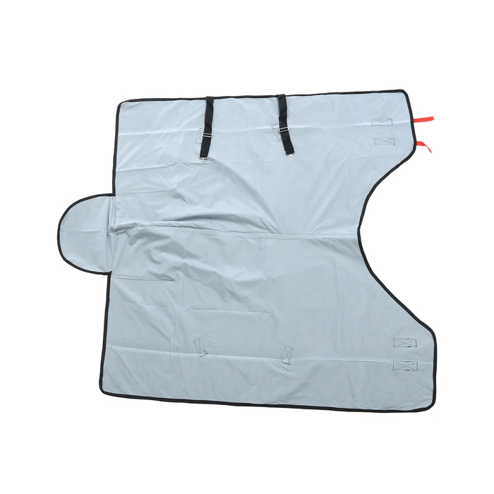 Попона вафельная, черный Попона вафельная, черный