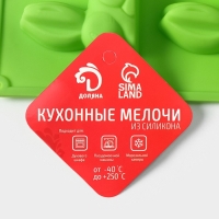 Форма для шоколада Доляна «Пасхальный кролик», силикон, 30×23 см, 16 ячеек, цвет МИКС Форма для шоколада Доляна «Пасхальный кролик», силикон, 30×23 см, 16 ячеек, цвет МИКС