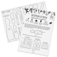 Набор для шитья. Интерьерные куклы своими руками &laquo;Домашние зайки Вэри и Бэри&raquo;, 38 см