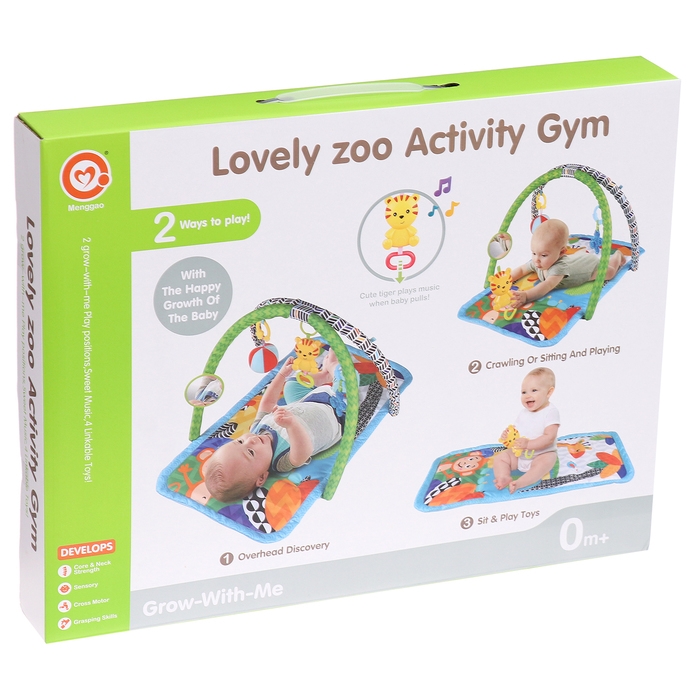 Развивающий коврик &laquo;Любимый зоопарк&raquo;, цвет синий