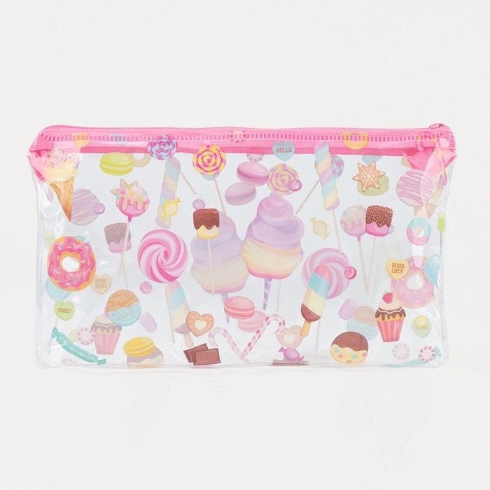 Косметичка на молнии, цвет розовый Косметичка на молнии, цвет розовый